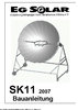 Fertigungszeichnung für Solarkocher SK11